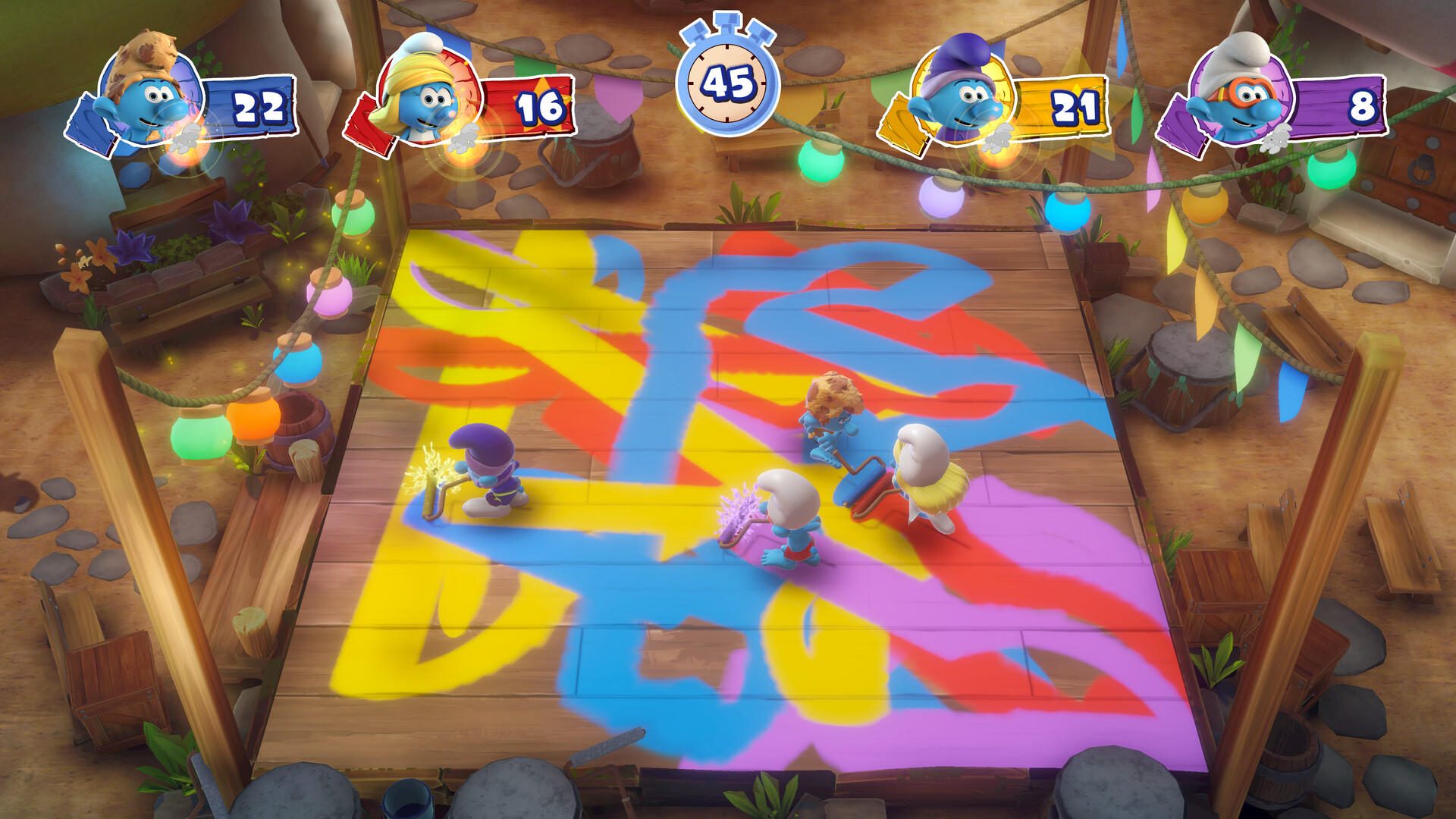 The Smurfs - Village Party ภาพหน้าจอเกม