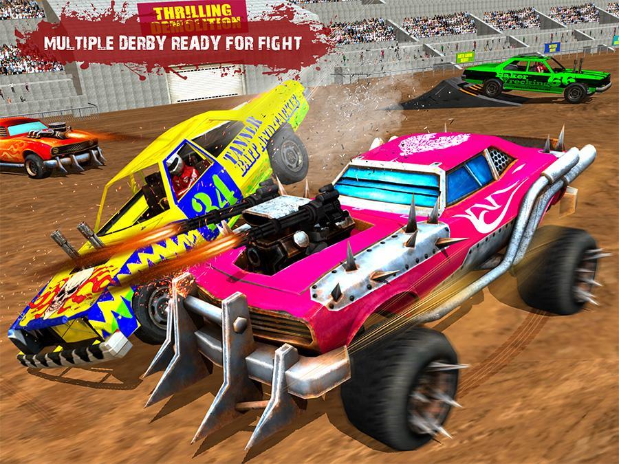Demolition Derby Real Car Wars Game Screenshot