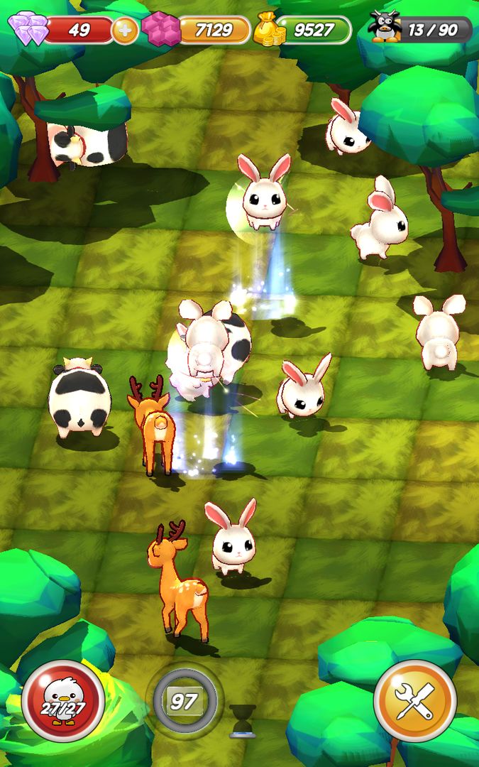 Screenshot of Merge Animals - Raising Animals