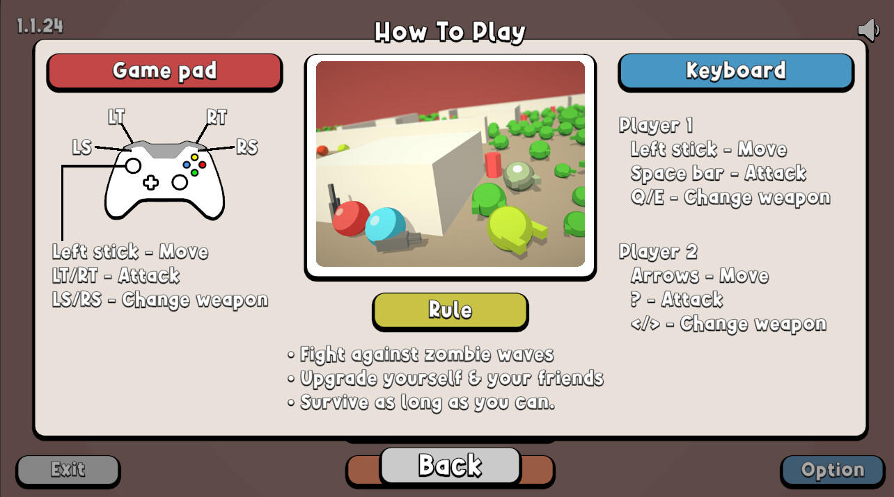 Around Us : Zombie Shooter Game Screenshot