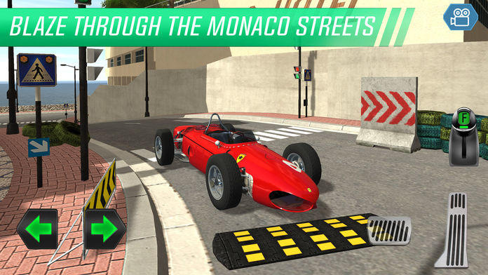 Sports Car Test Driver: Monaco Trials Game Screenshot