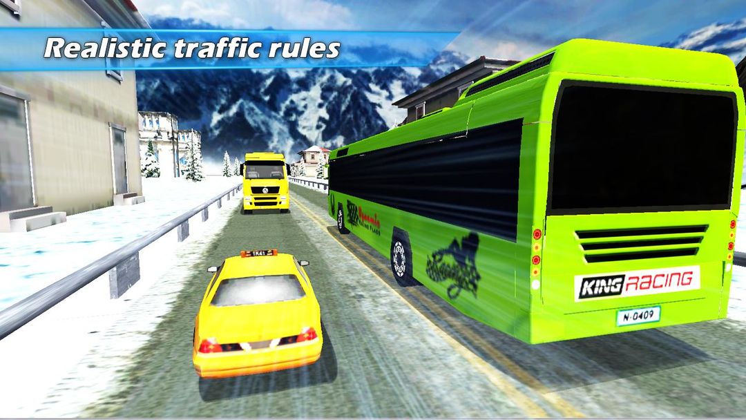 Euro Bus Simulator Games 2022 ภาพหน้าจอเกม