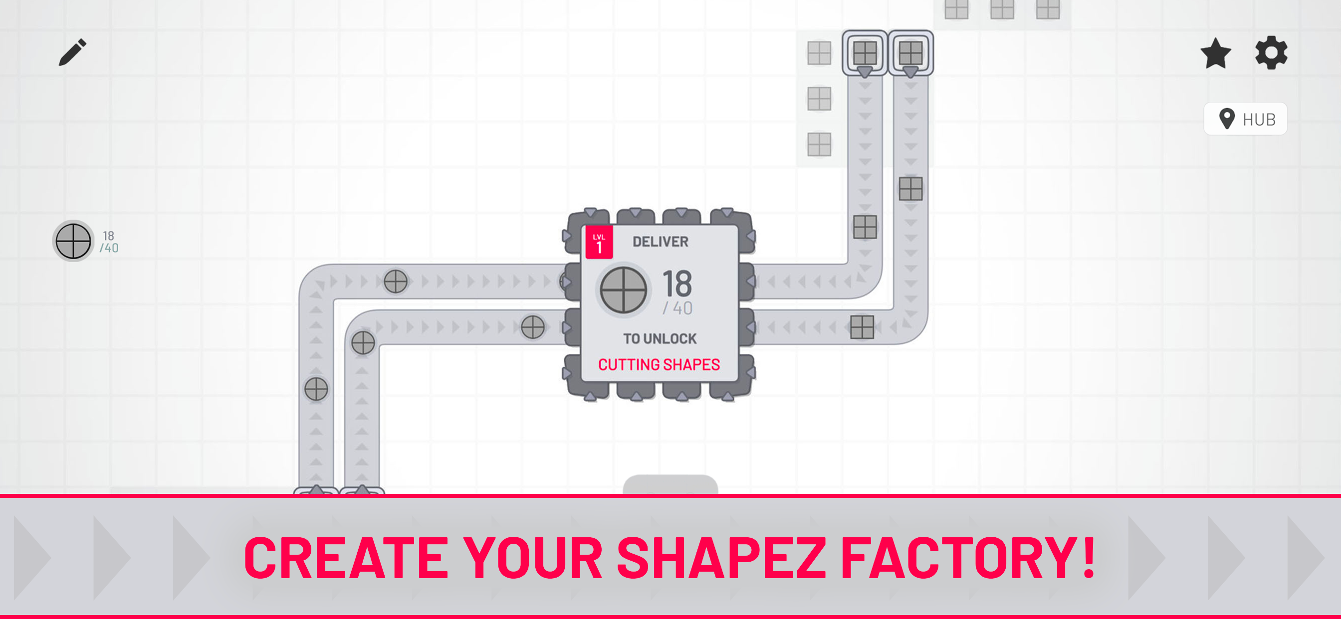 Shapez - Factory Game screenshot game
