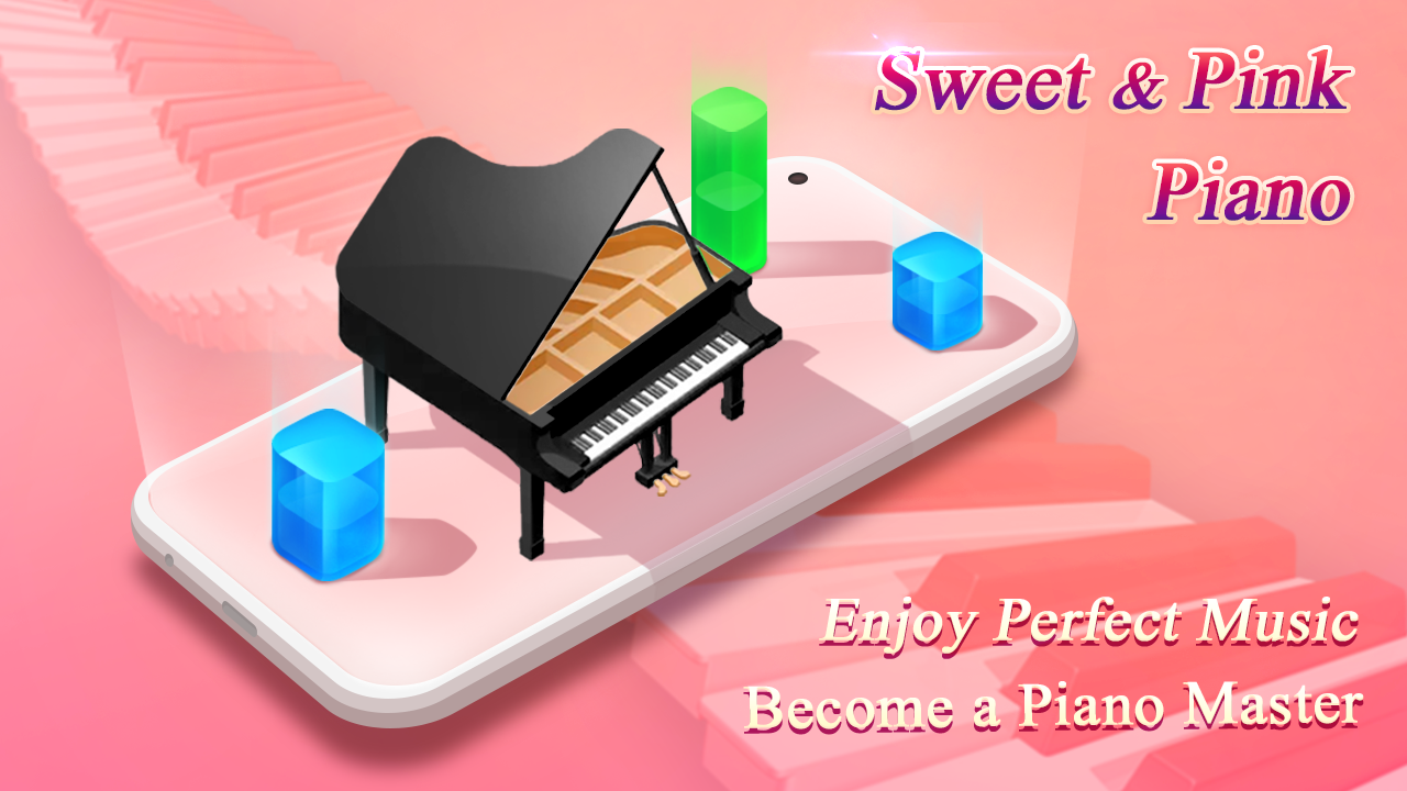 Piano Master Pink: Keyboards Game Screenshot