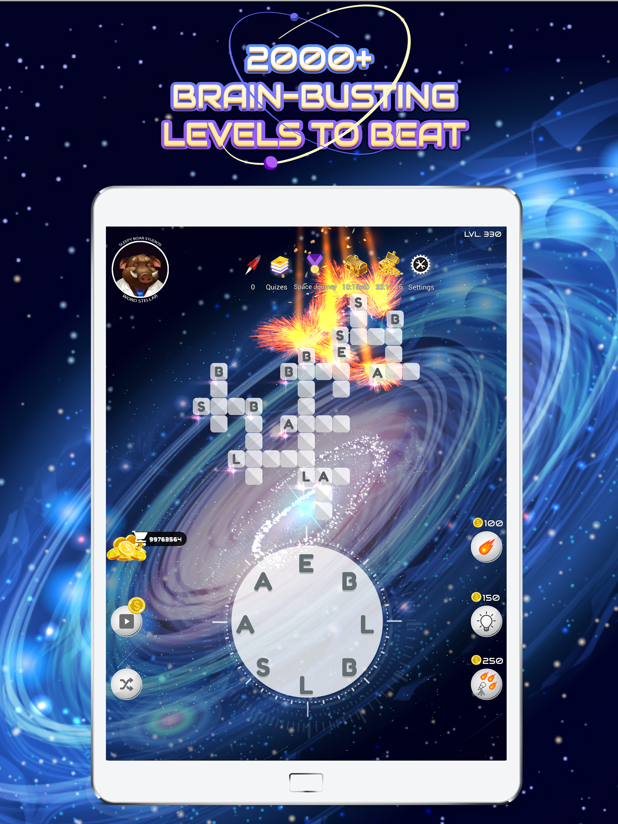Скриншот игры Word Stellar - Addictive Crossword Puzzle Game