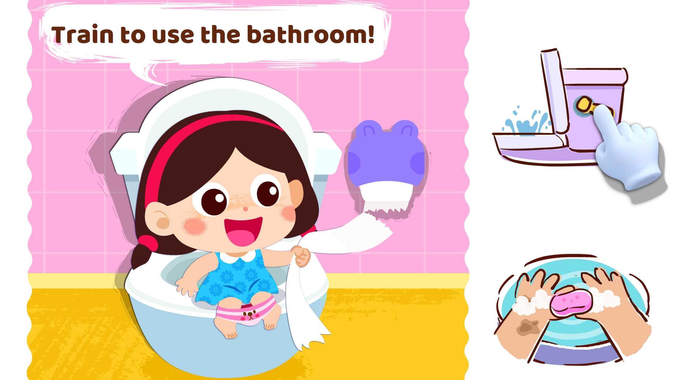 Baby Panda's Daily Habits Game Screenshot