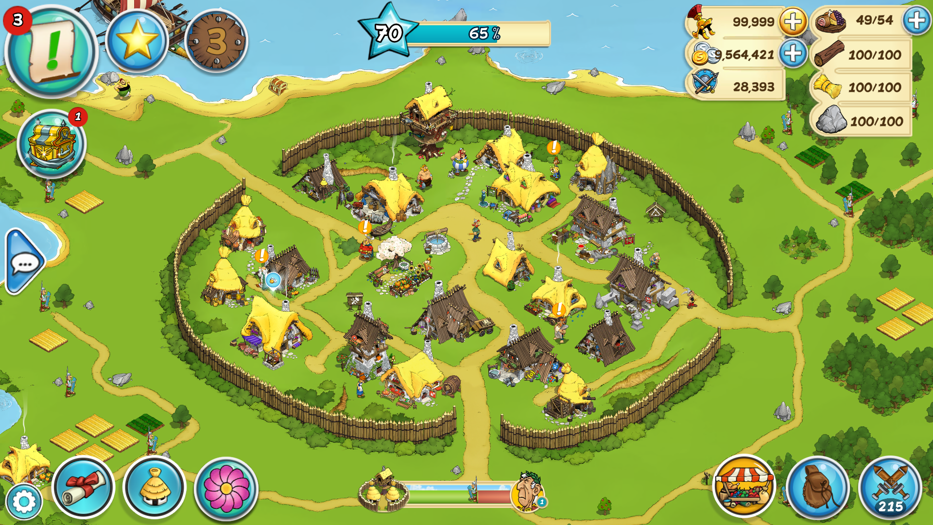Asterix and Friends Game Screenshot