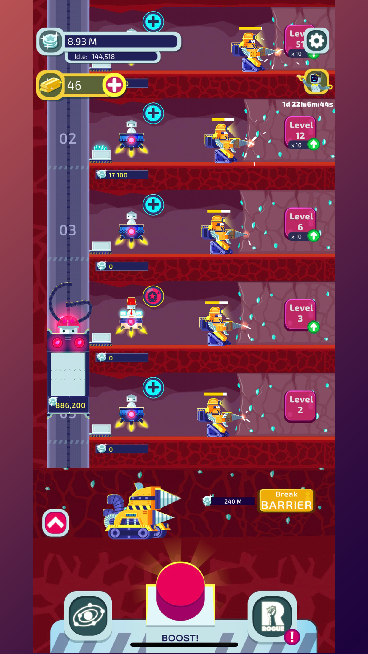 Milky Way Miner: Alien Worlds Game Screenshot