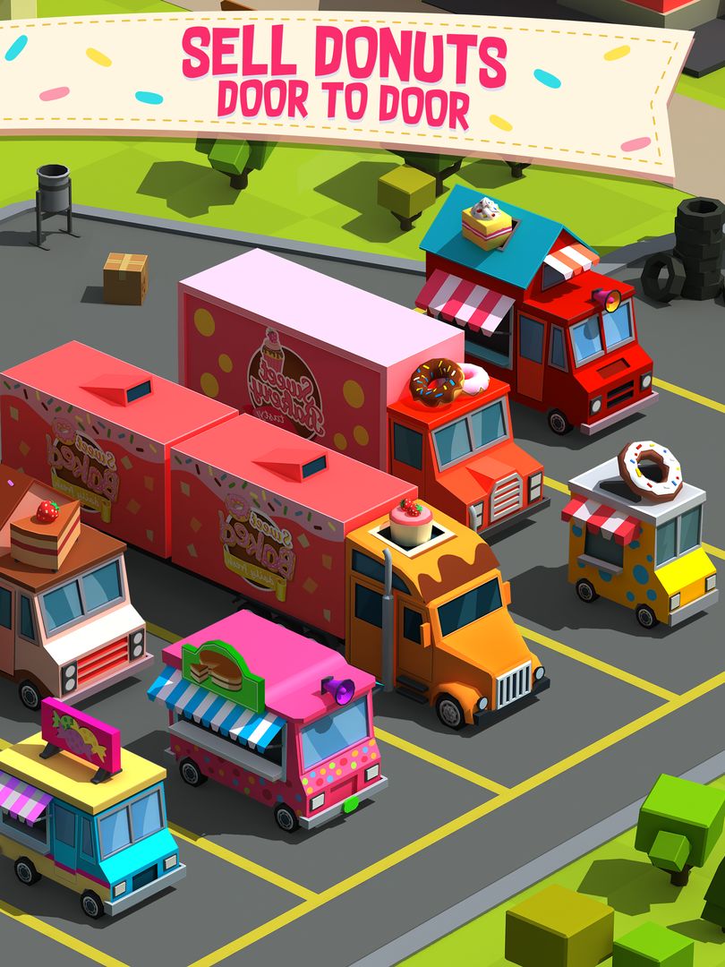 Screenshot of Donut Factory Tycoon Games