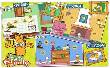 Скриншот игры 饥饿的加菲猫