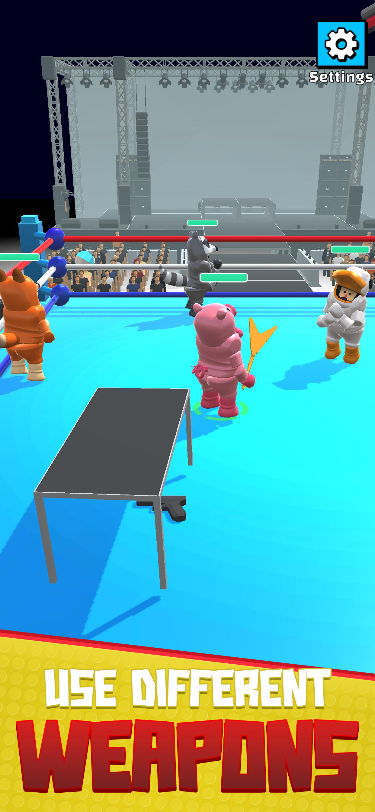 Screenshot of Arena Fighters - Block Battle