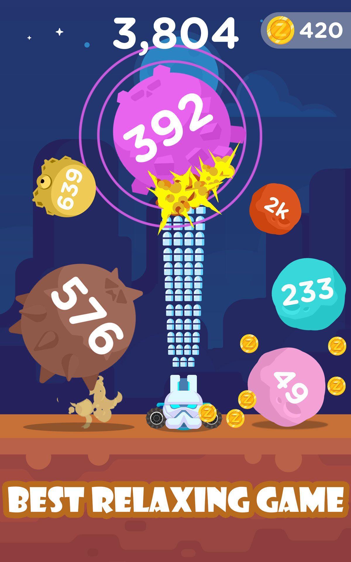 Alien Shooter: Bounce Ball Blast, Jump Ball Shoot Game Screenshot