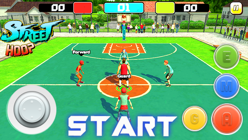 Screenshot 1 of Street Hoop: Playoff Bola Basket 2018 