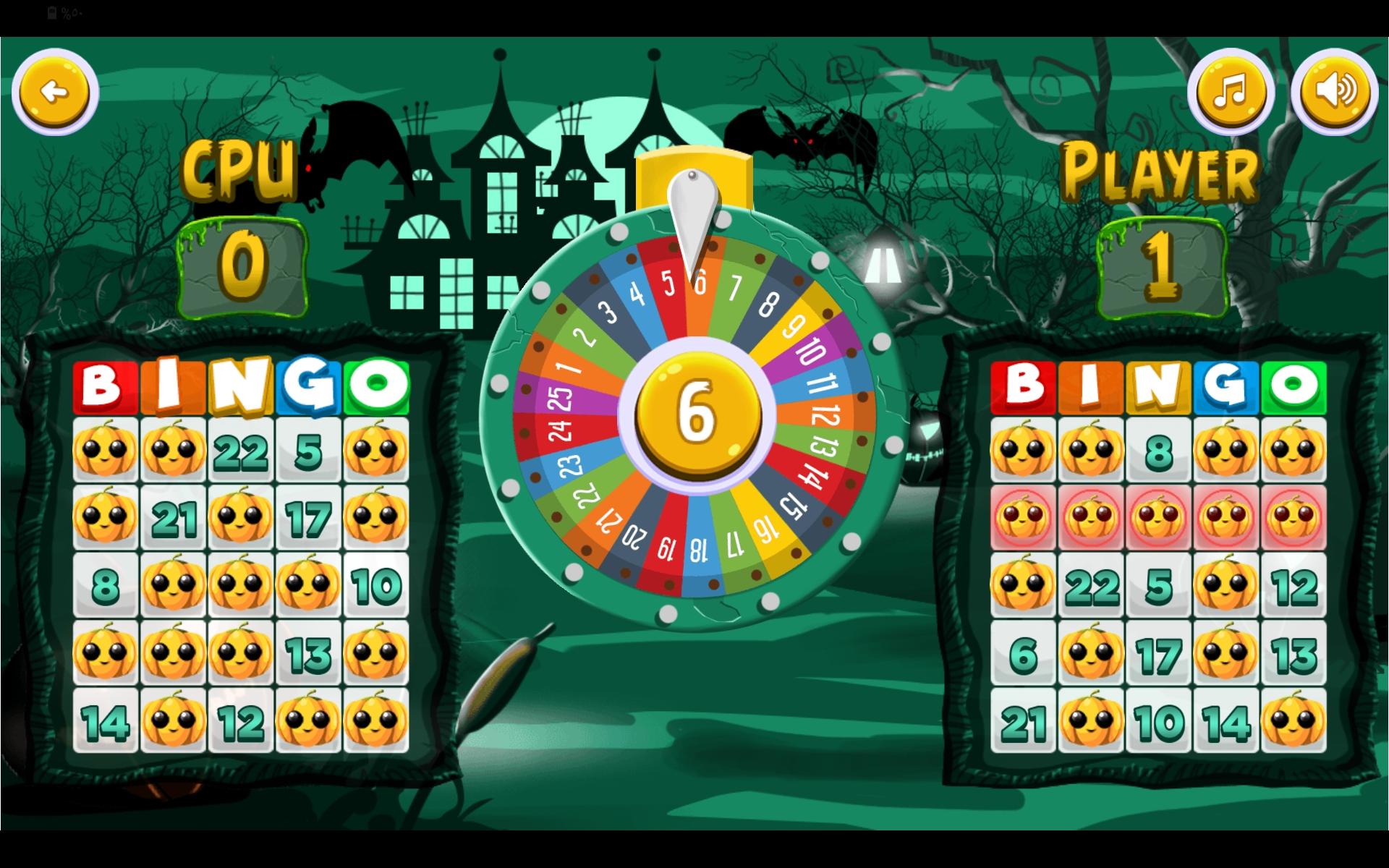 Screenshot of Halloween Bingo 2023