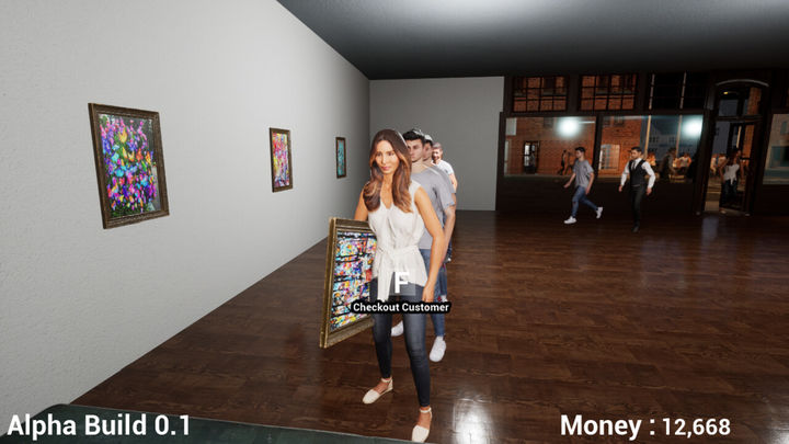 Screenshot 1 of Art Gallery Simulator 