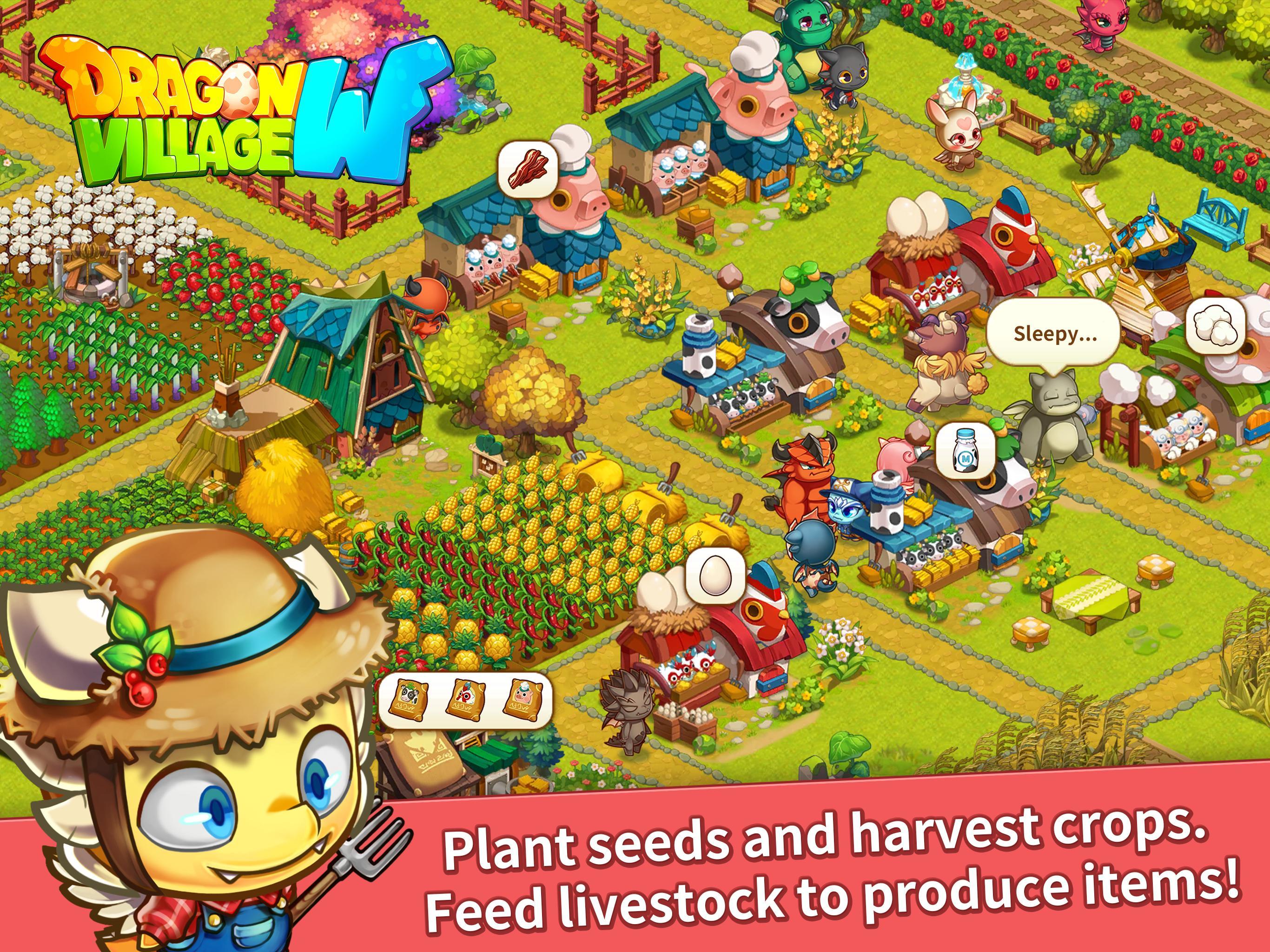 Dragon Village W Game Screenshot