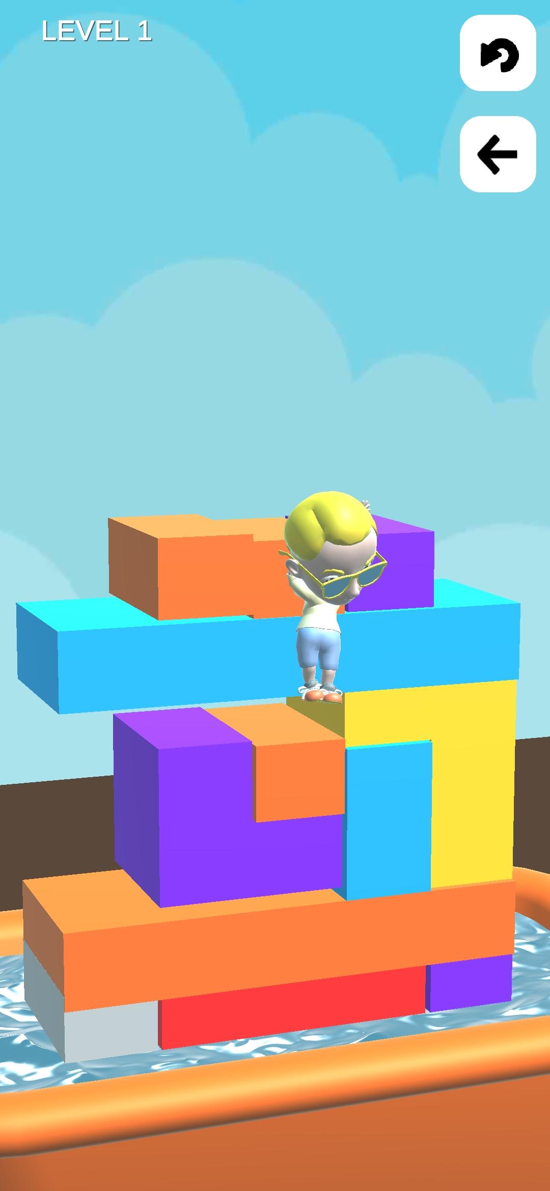 Captura de Tela do Jogo Drop Block Fall