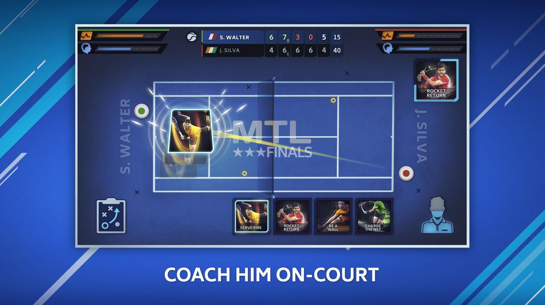 Screenshot of Tennis Manager Mobile