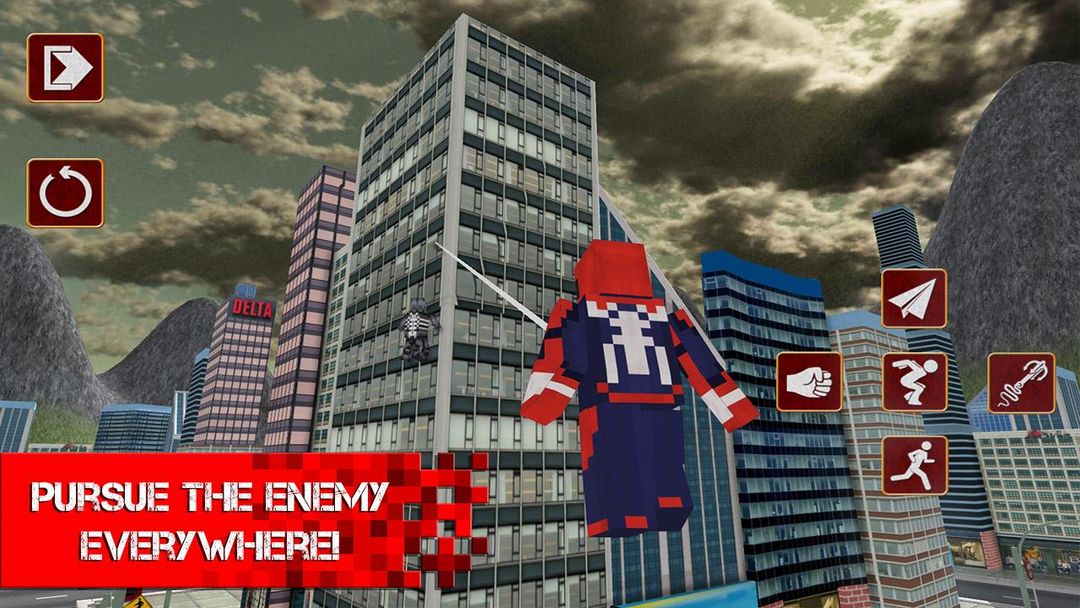 Cube Sipder Hero Mutant 3D screenshot game
