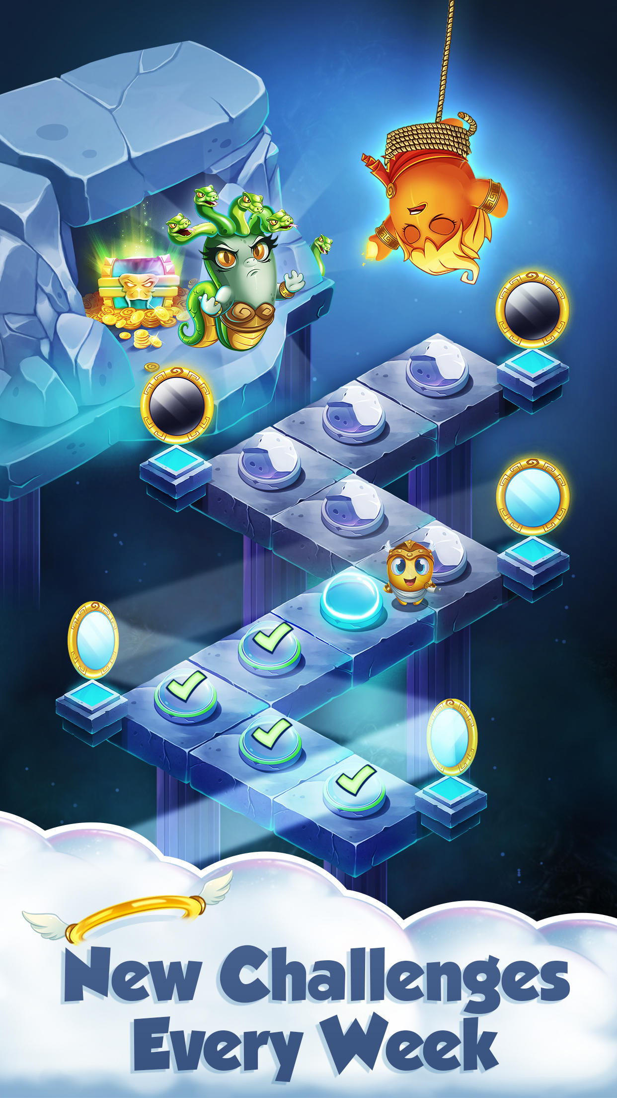 Puzzle Gods Game Screenshot