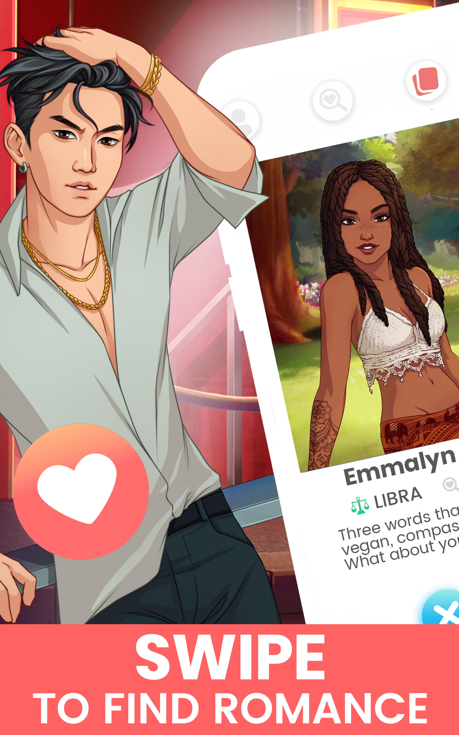 Lovelink™- Chapters of Love Game Screenshot