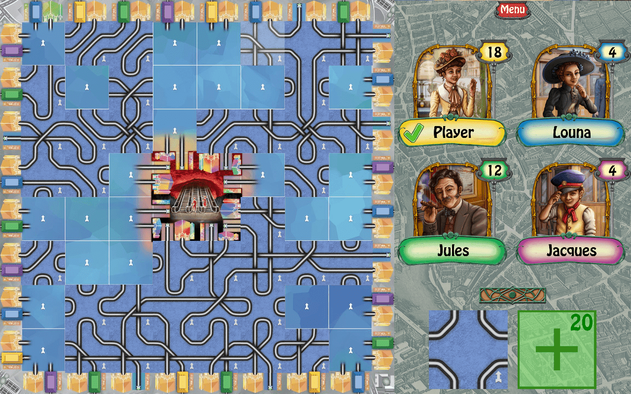 Metro - the board game Game Screenshot