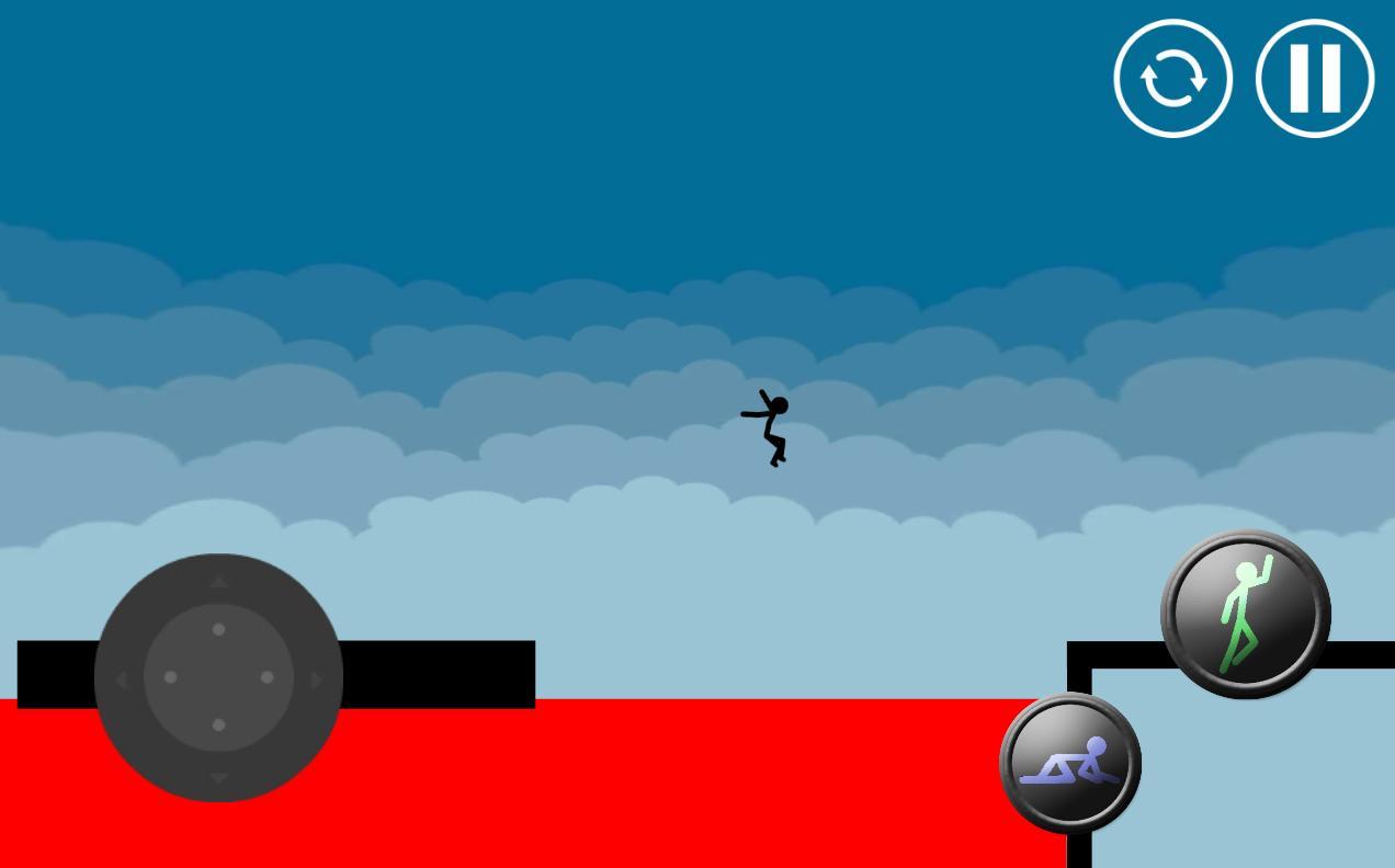 Stickman Parkour Platform: Epi Game Screenshot