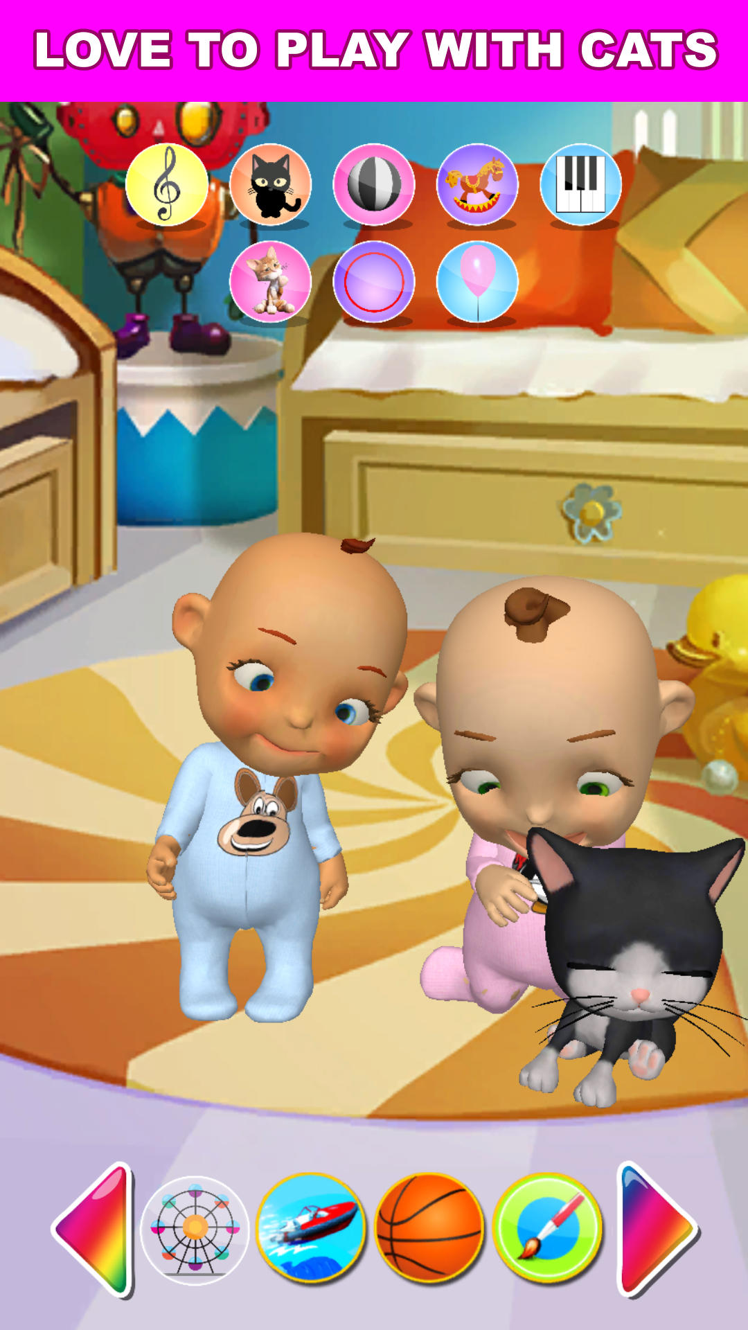 Talking Baby Twins Newborn 2 ภาพหน้าจอเกม