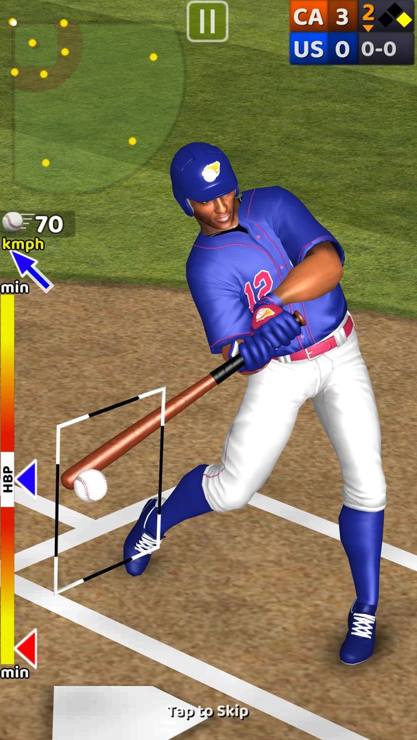 Screenshot of Baseball Game On