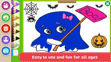 Halloween Coloring Book Game Screenshot
