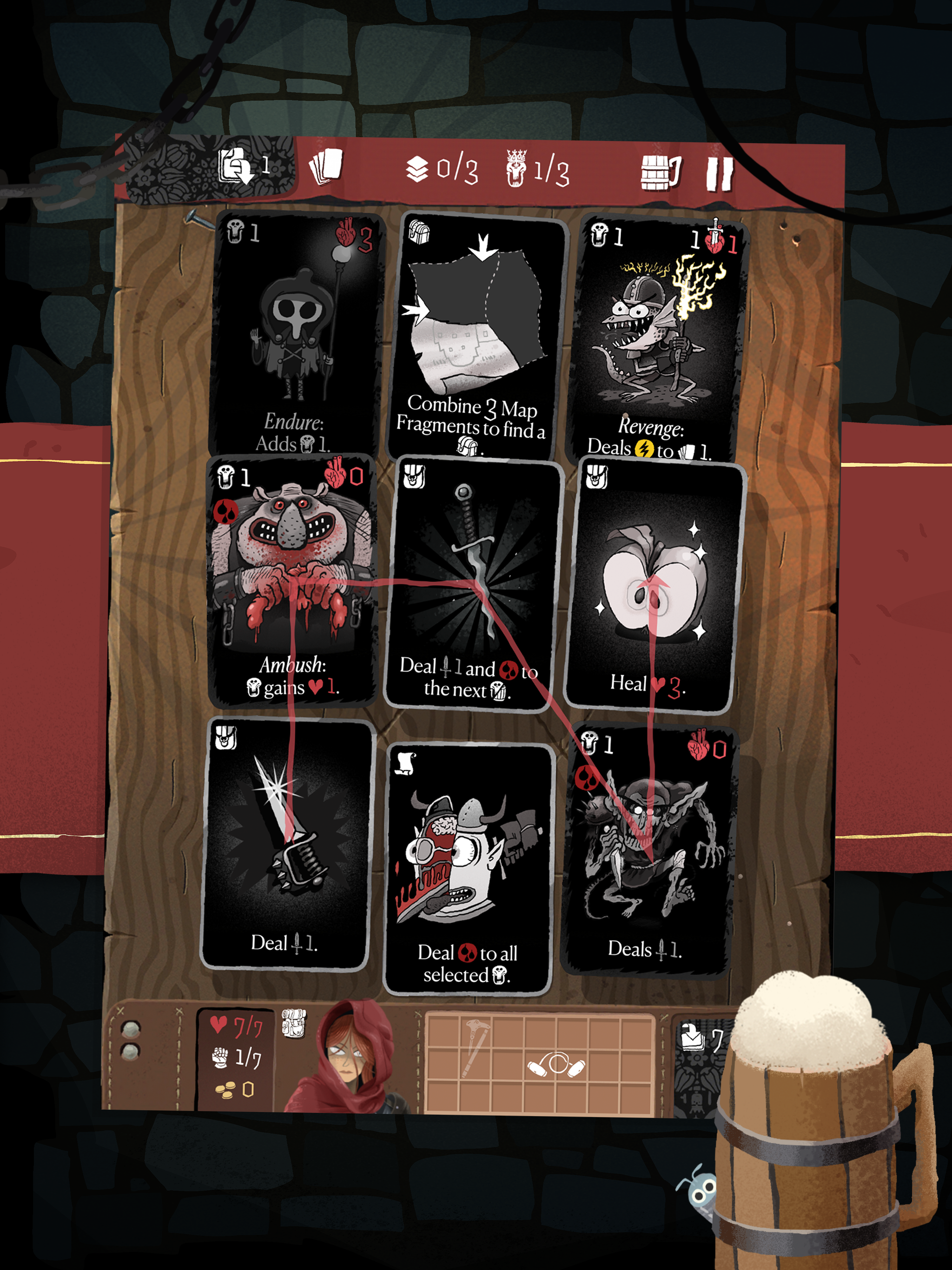 Card Crawl Adventure Game Screenshot