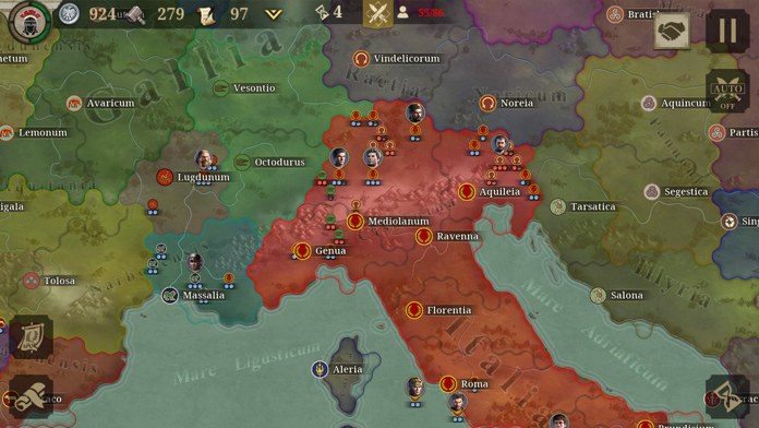 The Great Conqueror: Rome Game Screenshot