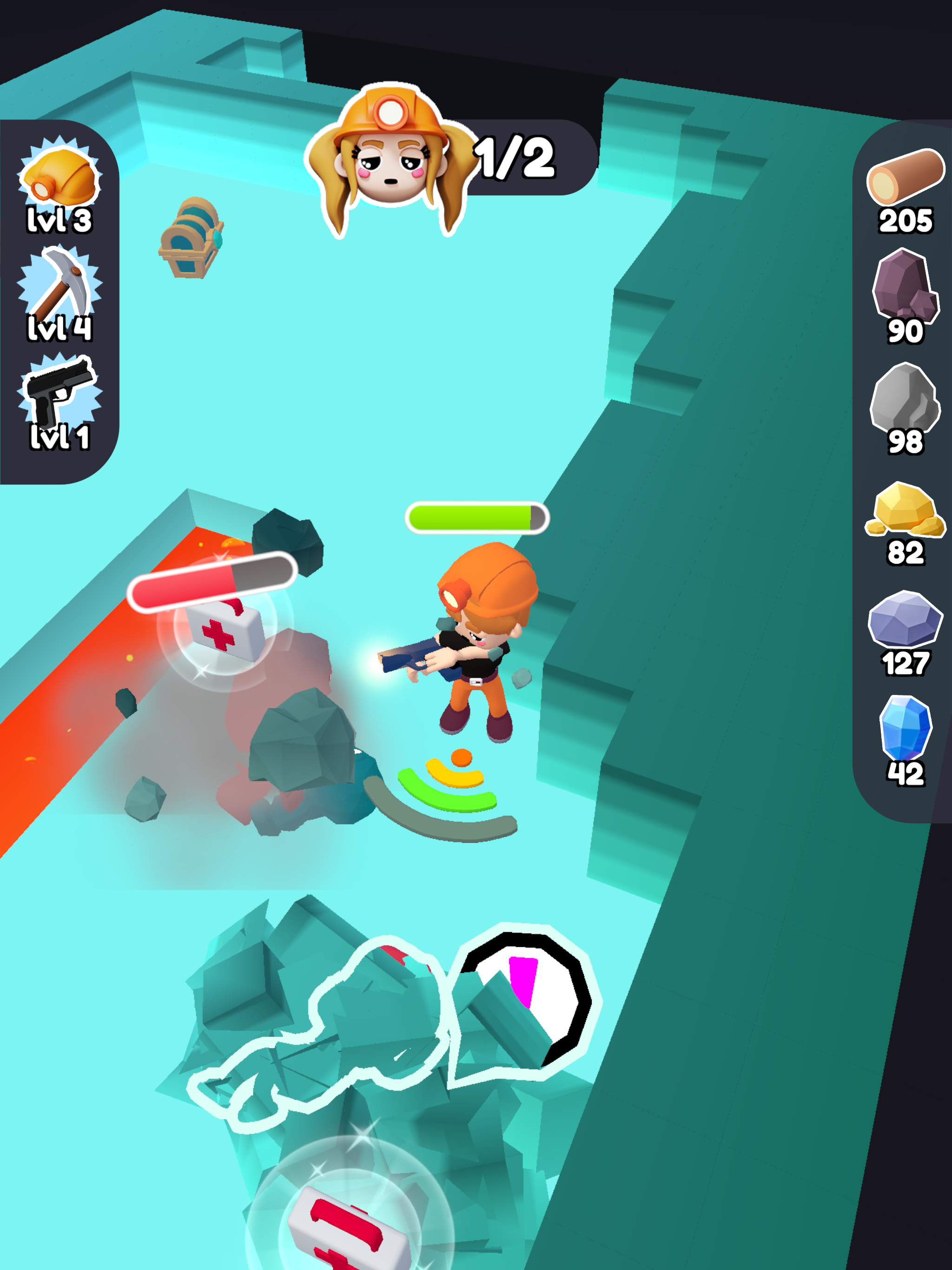 Dungeon Quest Game Screenshot