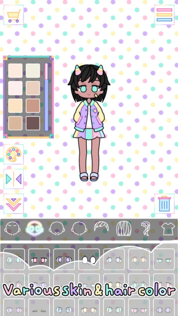Screenshot of Pastel Girl : Dress Up Game