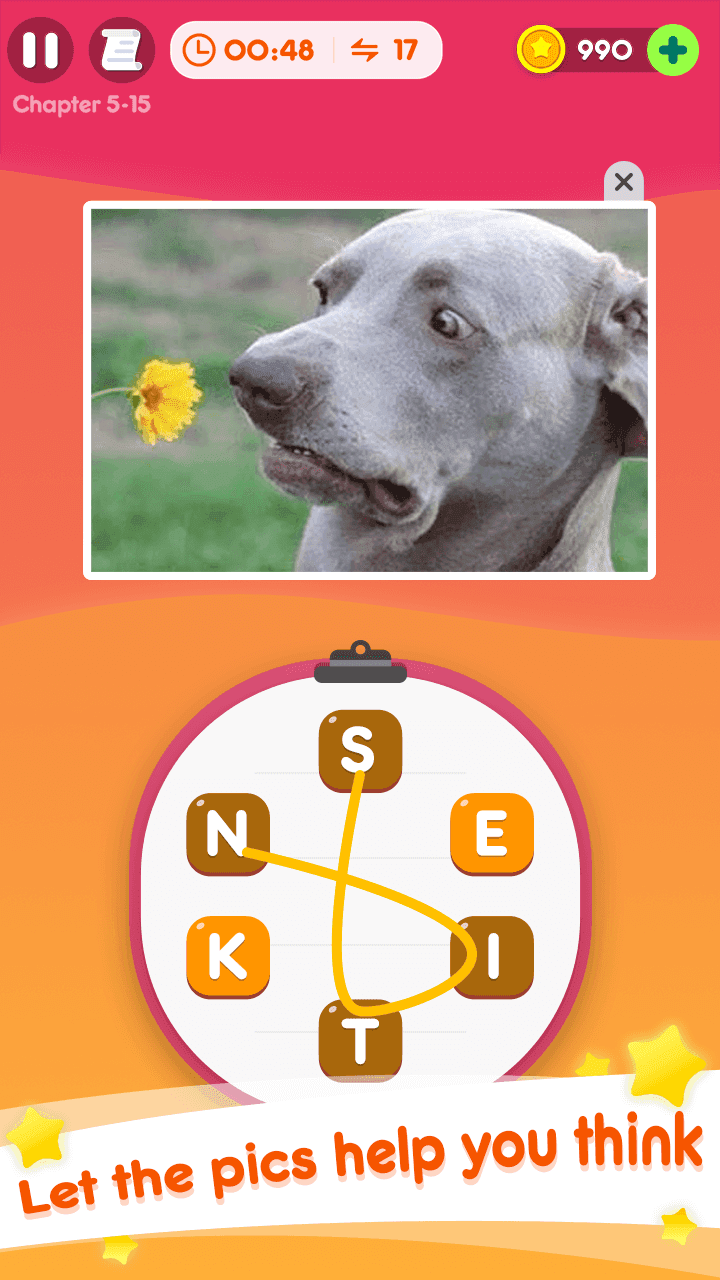 Word Go - Cross Word Puzzle Game Game Screenshot