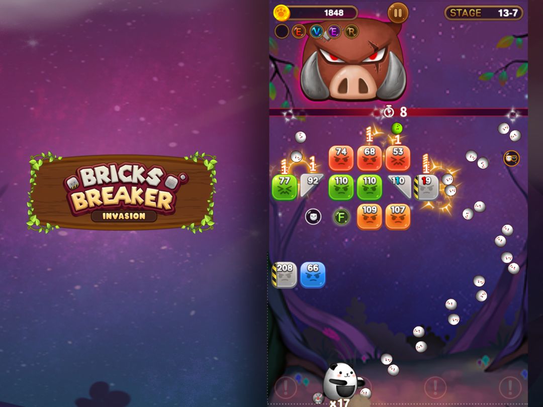 Screenshot of Bricks Breaker : Invasion
