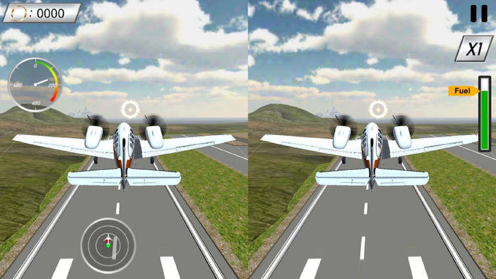 VR Airplane Simulator : 3D Virtual Reality Game-sのキャプチャ