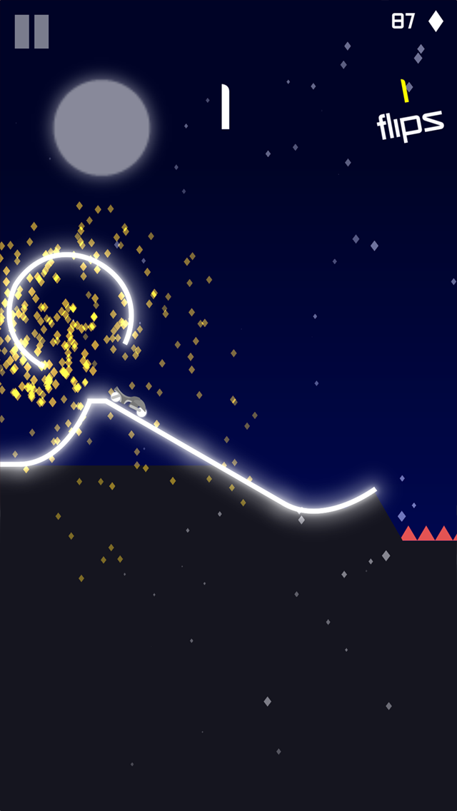 Screenshot of Neon Rider