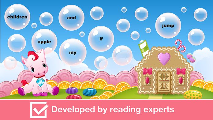 Screenshot of Sight Words Games in Candy Land - Reading for kids