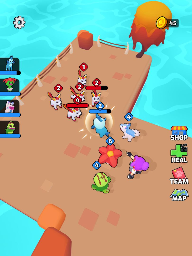 Screenshot of Metamon Island