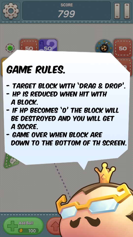 Henri's Swipe Game Screenshot