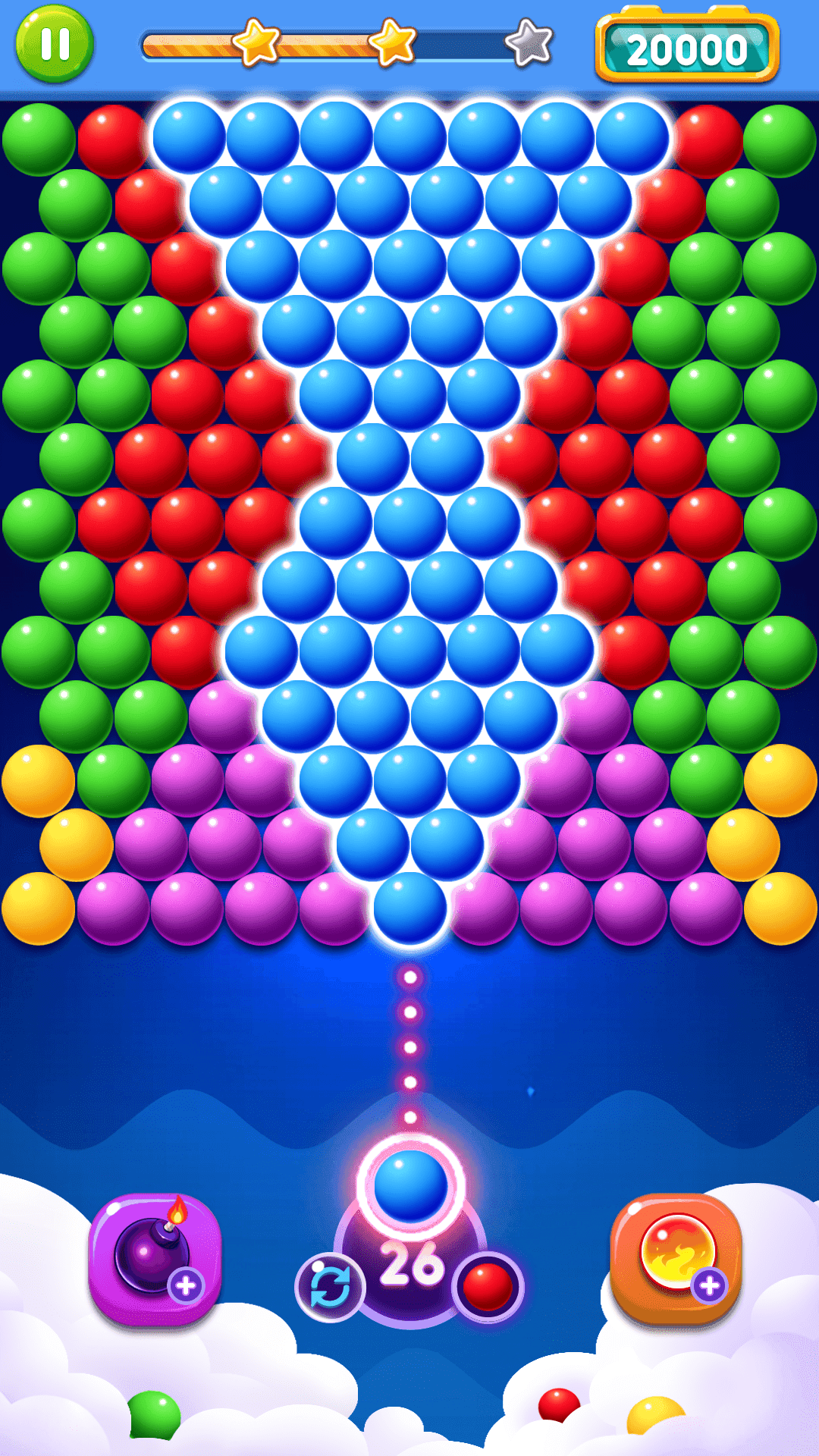 Cuplikan Layar Game Bubble Shooter