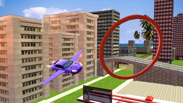 Скриншот игры sport flying car simulation 2017 PRO