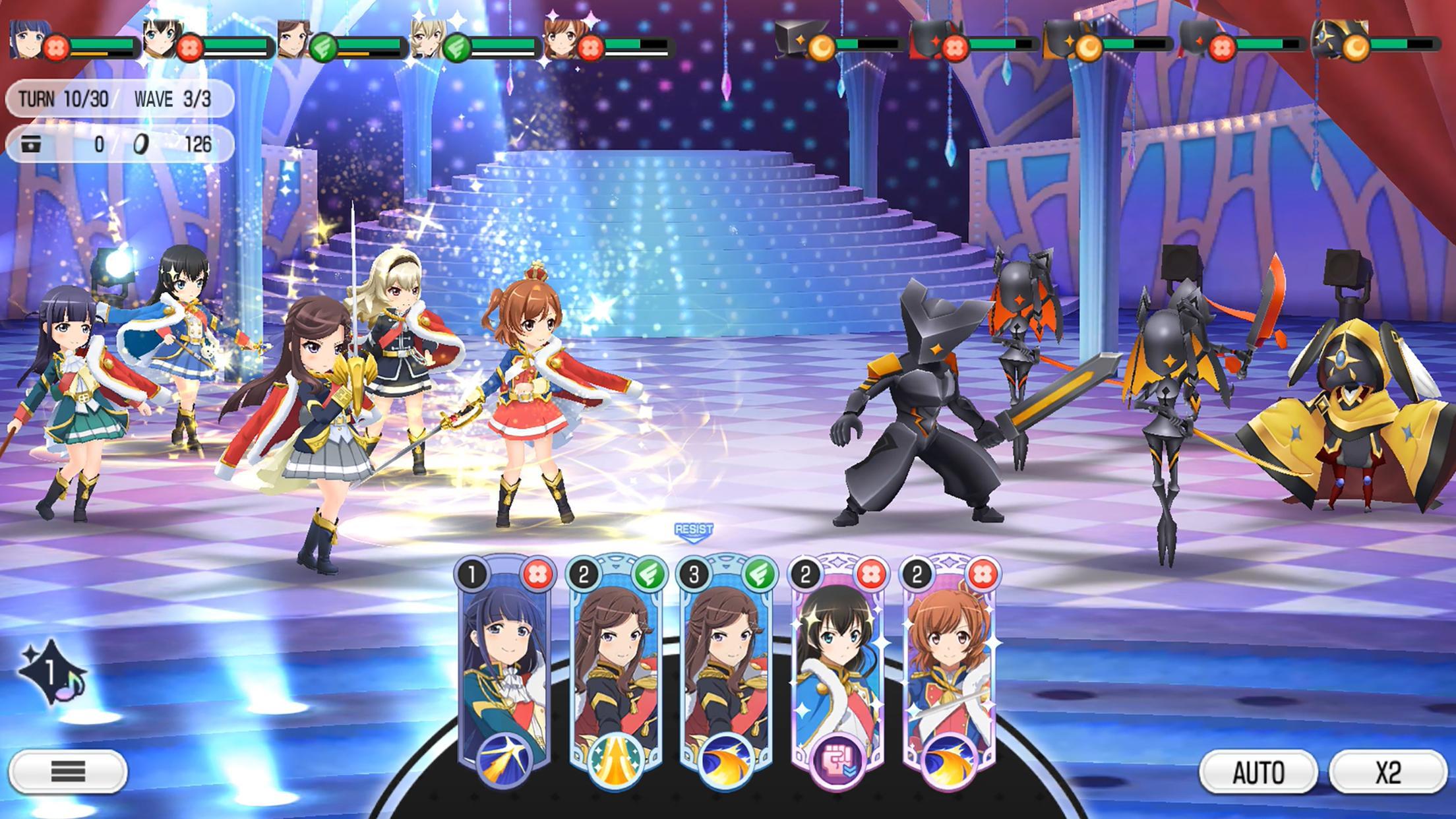 Cuplikan Layar Game 少女 歌劇 レヴュースタァライト -Re LIVE-