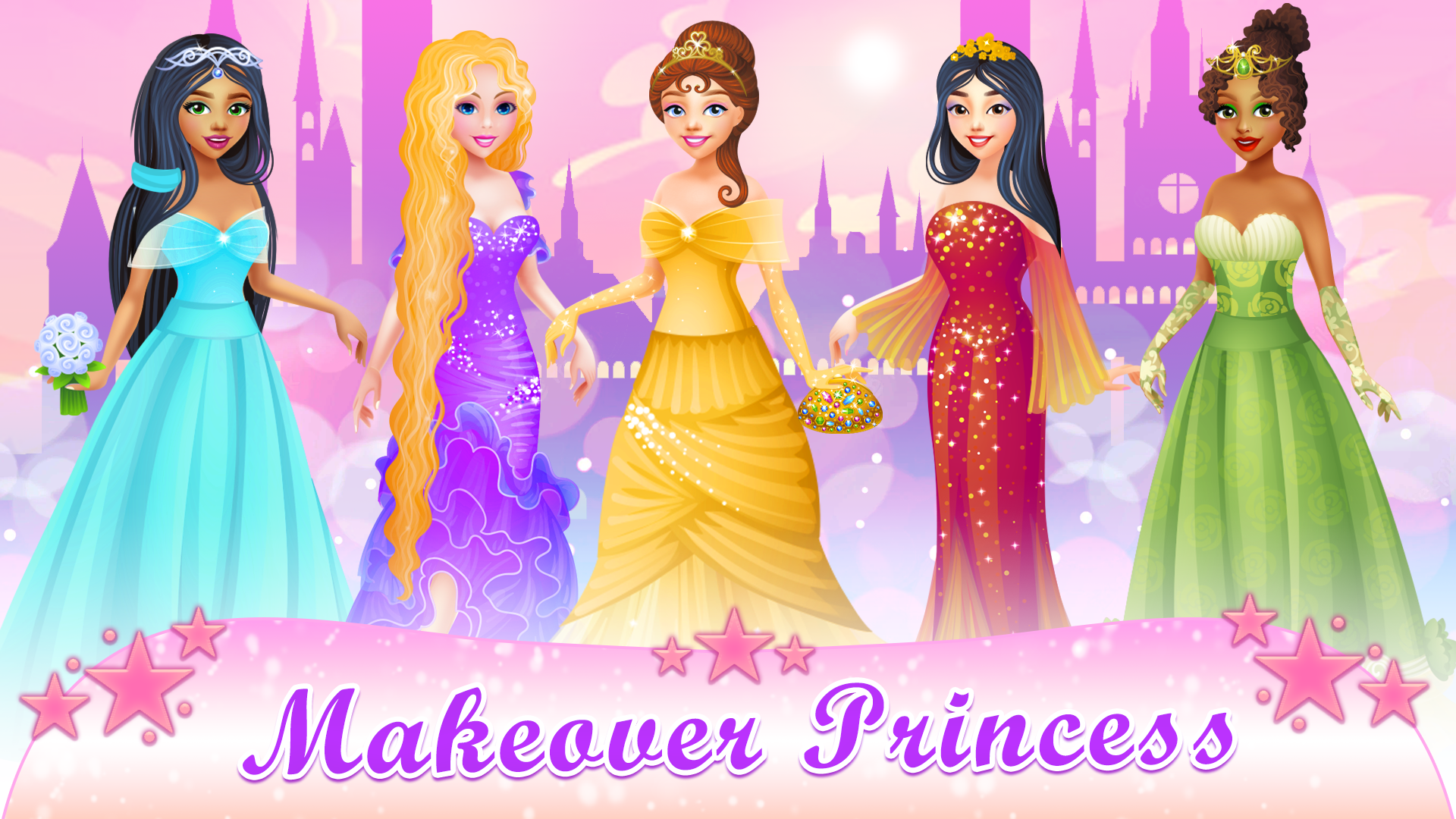 Cinderella Dress Up Girl Games ภาพหน้าจอเกม