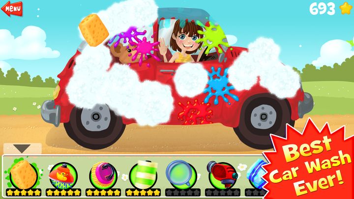 Screenshot 1 of Amazing Car Wash Game For Kids 3.7
