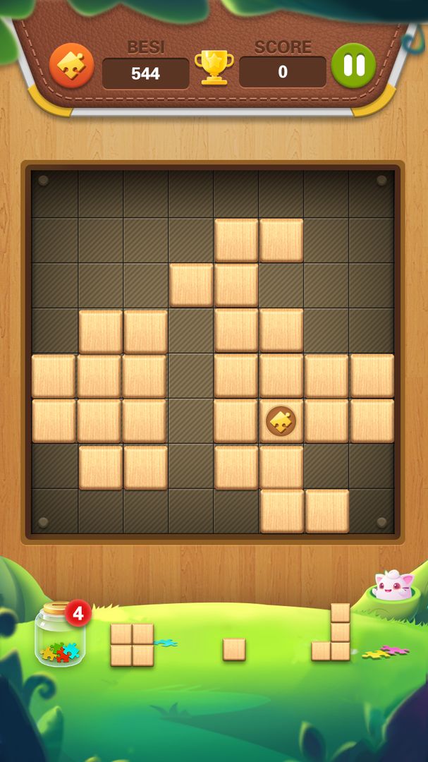 Wood Block Puzzle And Jigsaw 게임 스크린 샷