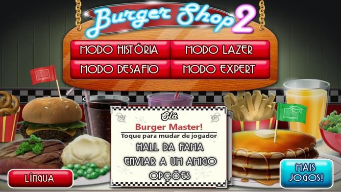 Captura de Tela do Jogo Burger Shop 2 Deluxe