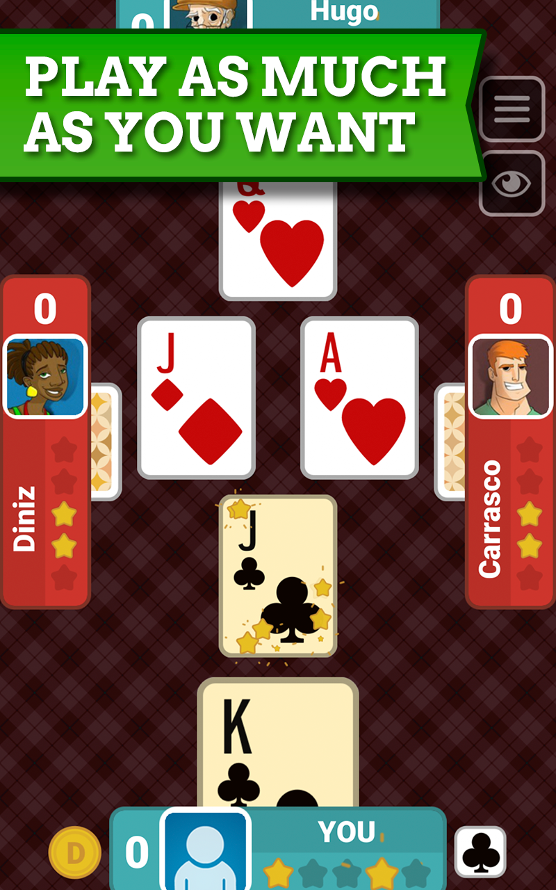 Euchre Jogatina Cards Online Game Screenshot