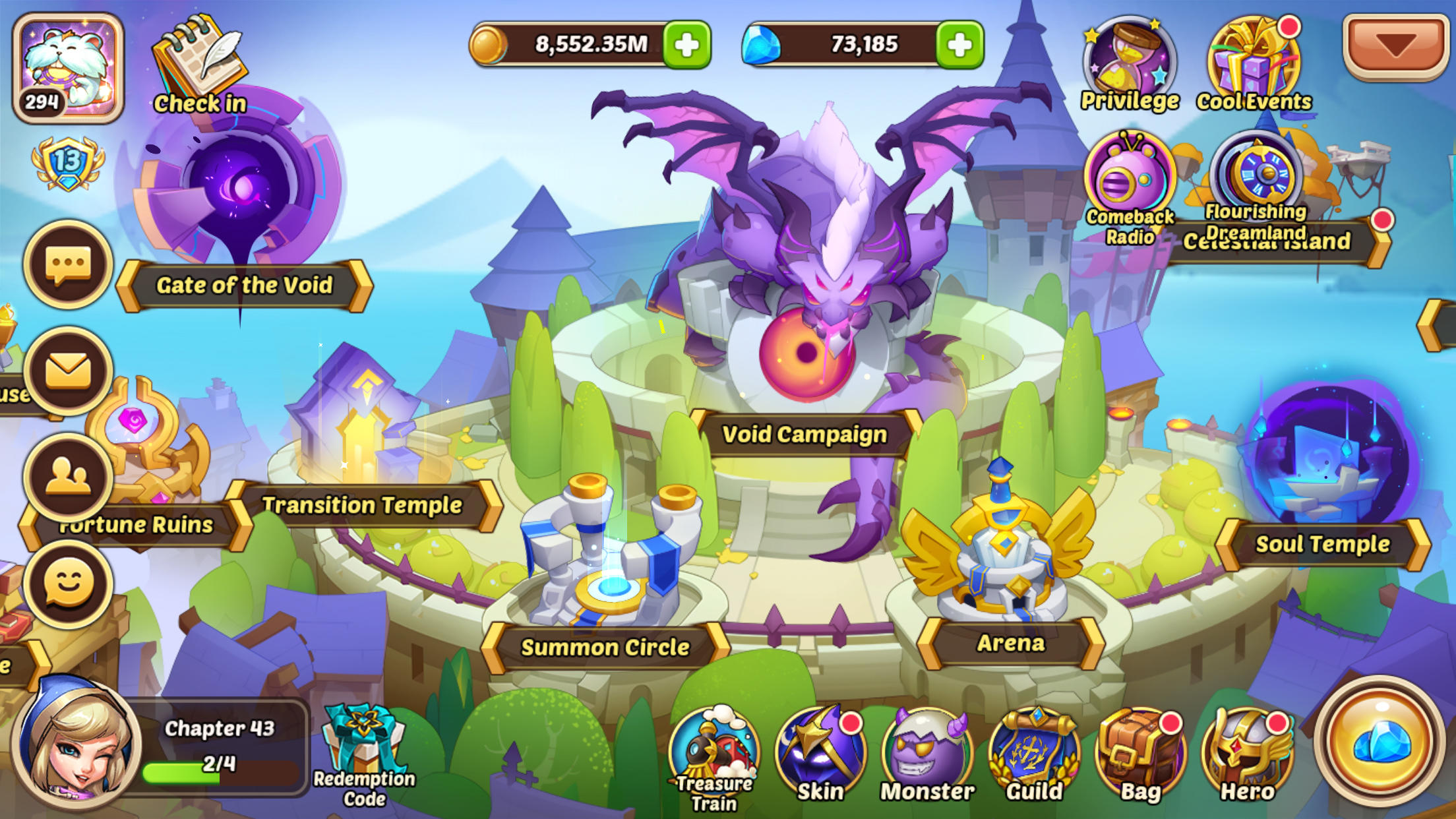 Idle Heroes Game Screenshot